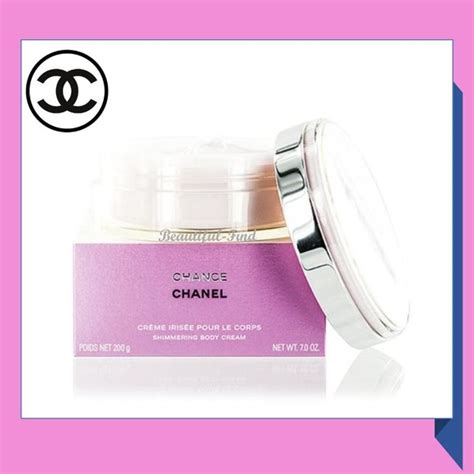 chanel chance shimmering body cream